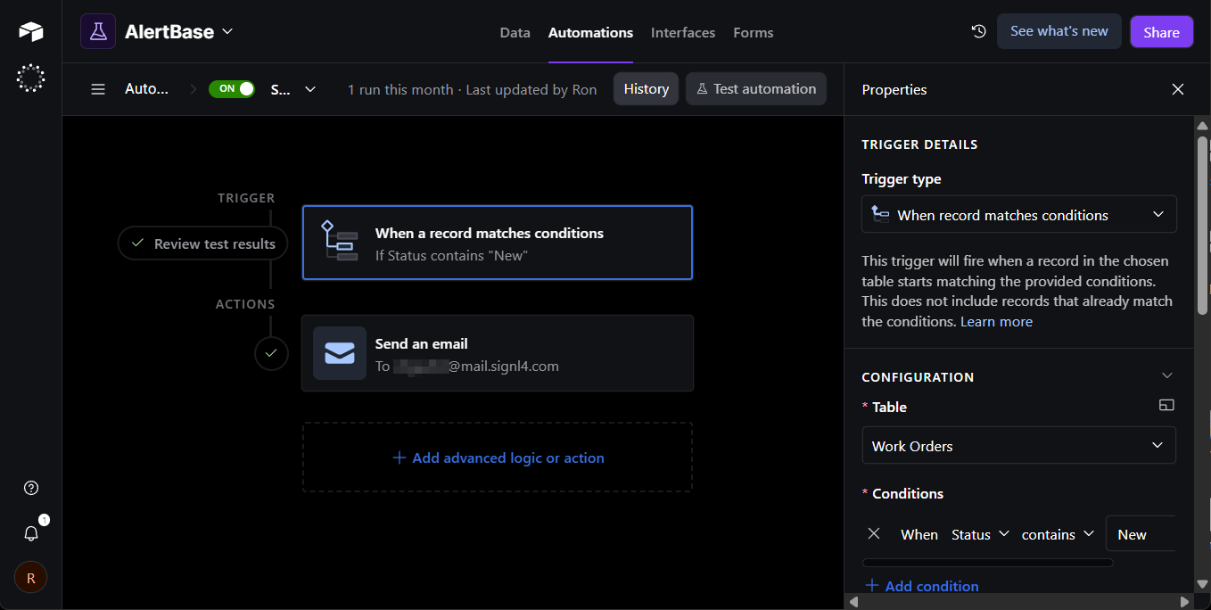 Airtable Automation