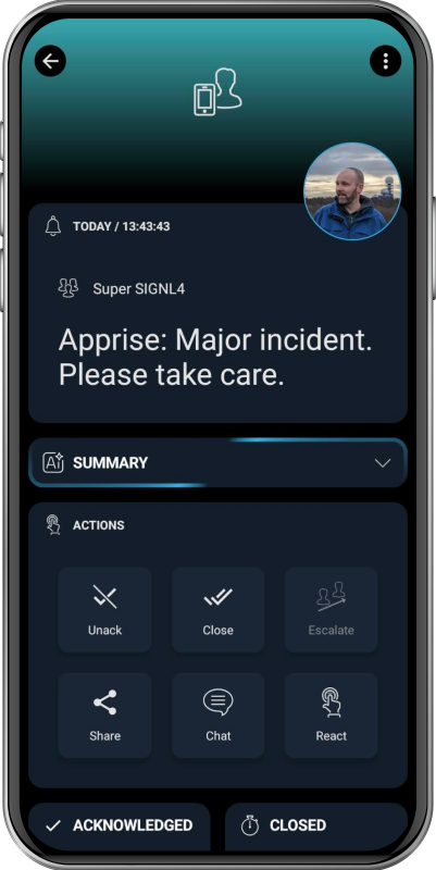 SIGNL4 Alert