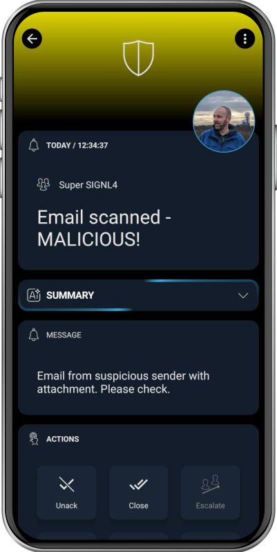 SIGNL4 Alert