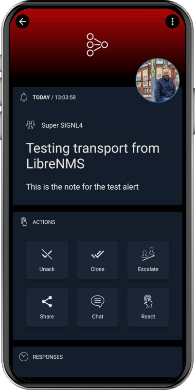 LibreNMS Alert in SIGNL4