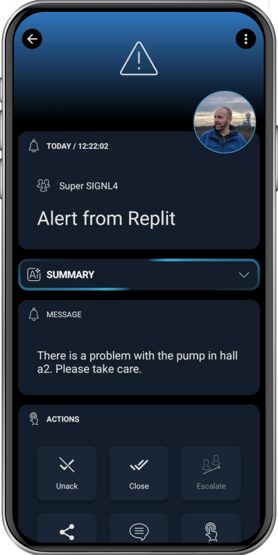SIGNL4 Alert