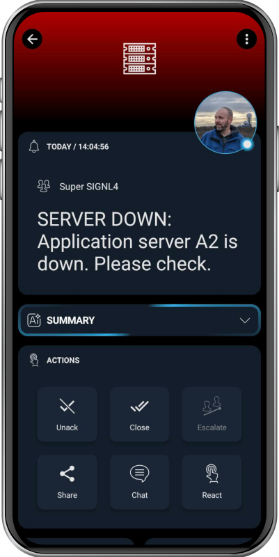 SIGNL4 Alert