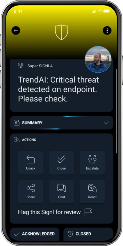 SIGNL4 Mobile Alert